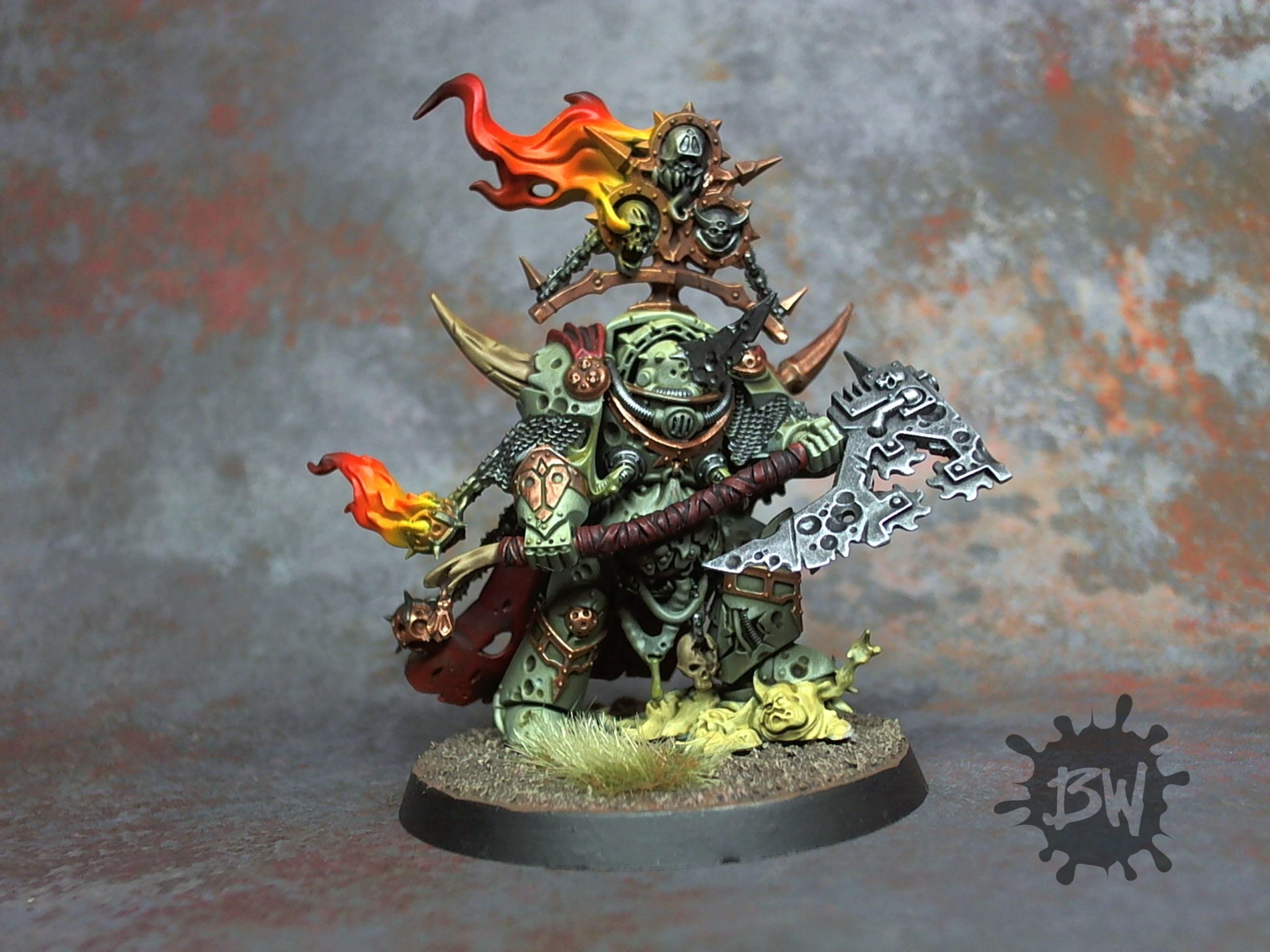 Know No Fear Death Guard Chaos Lord Of Contagion Dark Imperium Warhammer 40k Gw
